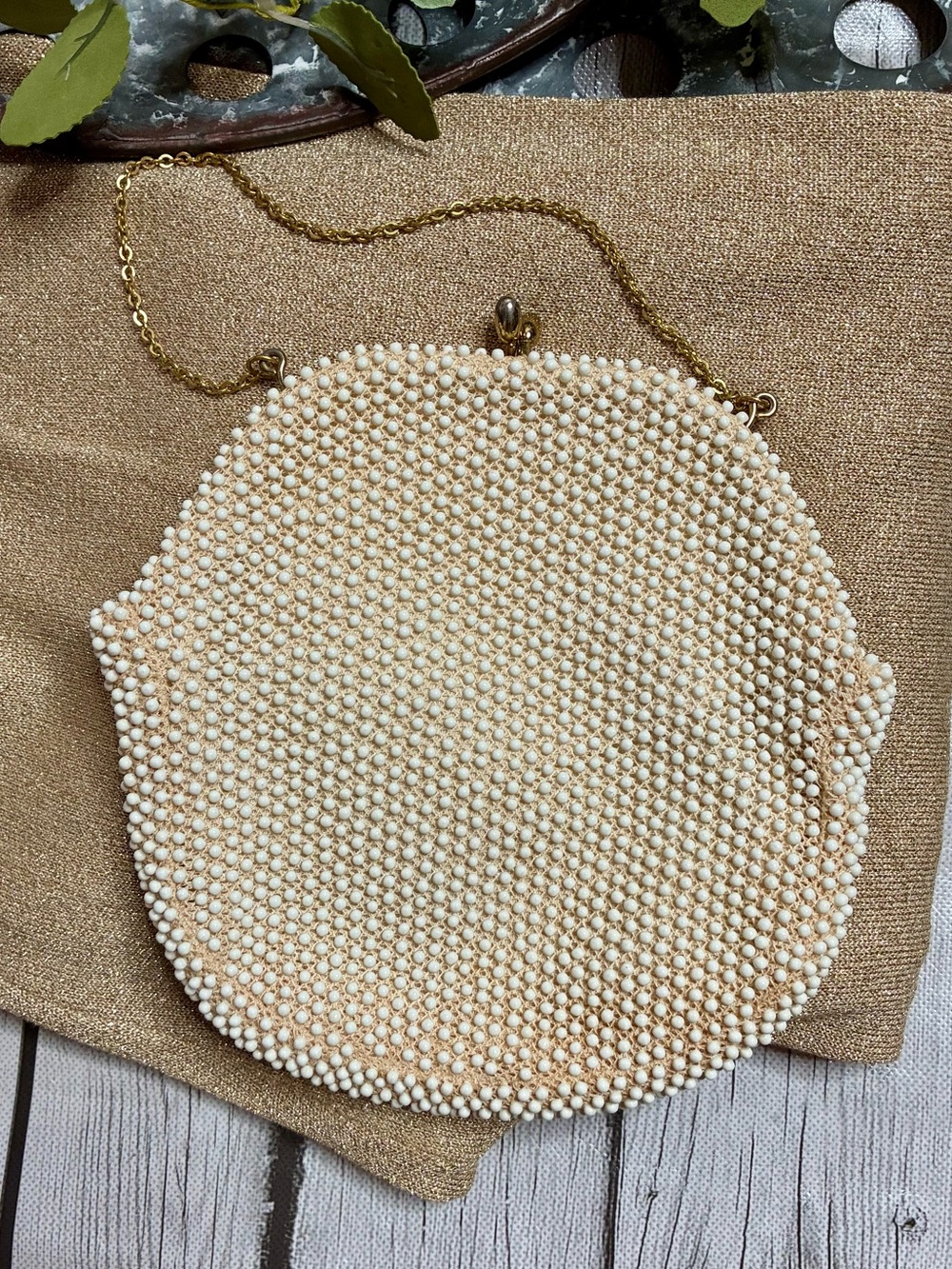 Vintage Corde Beaded bag.